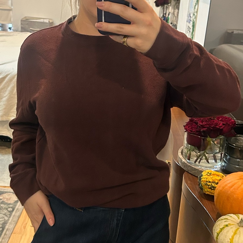 Banana Republic Burgundy Crew Neck Sweater